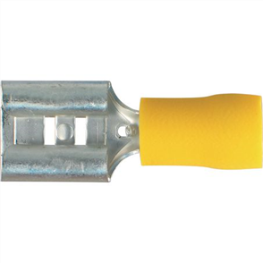 Crimp Terminal Female Blade Yellow Terminal Entry 9.5 x1.2mm