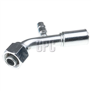 Steel Fitting # 10 FOR - Reduced Beadlock #10 45 With R134a Port