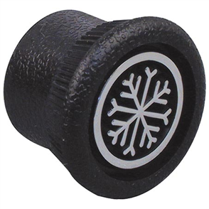 Fan Switch Knob With Snowflake Symbol