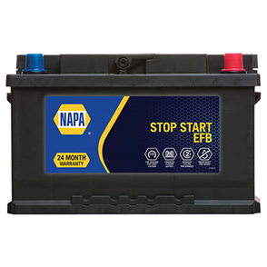 NAPA Idle Stop Start System Battery 275L x 175W x 175Hmm 650CCA 12V