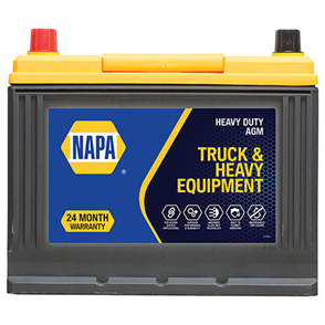 NAPA Heavy Duty Absorbent Glass Mat Battery 260L x 172W x 200Hmm 750CC