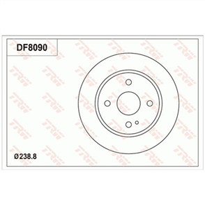 Disc Brake Rotor 238.8mm x 18 Min