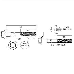 Cylinder Head Bolt Set