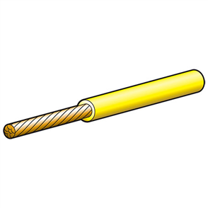 4mm Single Core Automotive Cable Yellow (NZ Ref. 152)