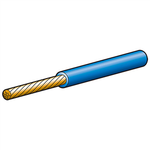 4mm Single Core Automotive Cable Blue 4M