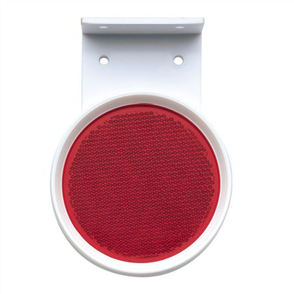 Reflector Round Red 80mm - 1 Pce