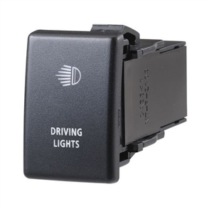 Holden Style Sealed Push Switch Off/On SPDT 12V Blue LED Illuminated D