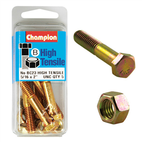 Nut & Bolt Pack 2in. x 5/16in. UNC