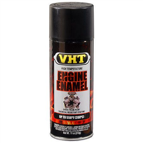 VHT Engine Enamel Paint Flat Black 312g