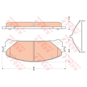 DTEC Brake Pad Set