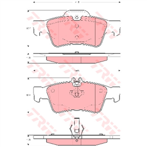 Brake Pad Set (DB1657)