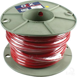 2 B&S Single Core Battery Cable Red 100M
