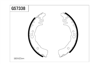 Brake Shoe K2350 180mm x 27.8mm