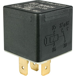 Bosch Mini Relay 24V Change Over 20/10A - Resistor Protected