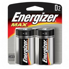 D Size Battery Max 2Pk