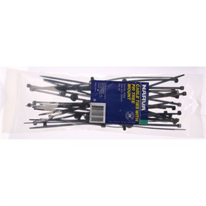 Cable Ties with Fir Tree Mount 4.8mm x 300mm - 25Pc