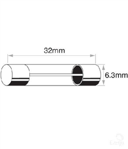 Glass Fuse 3AG 30A 100Pk