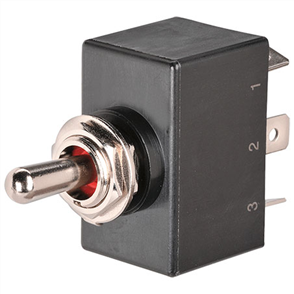 Waterproof Heavy Duty Toggle Switch Momentary On/Off/Momentary On DPDT