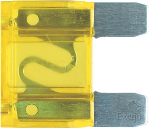 Maxi Blade Fuse 20A Yellow 10 Pce