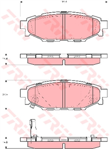 Brake Pad Set (DB1803)