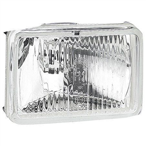 Semi Sealed Beam Rectangle 100 x 165mm Globe Style H1