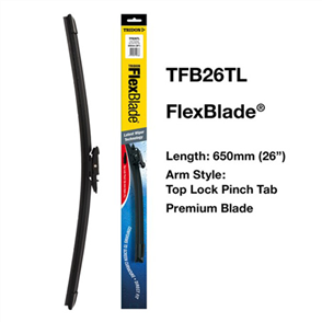 FLEXBLADE WIPER BLADE TOP LOCK PINCH TAB 650MM TFB26TL