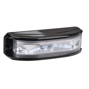 LED Warning Lamp Wide Angle 12 or 24V Blue
