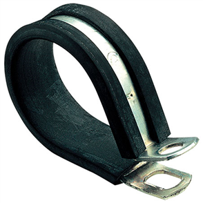 Pipe Clamp 19mm Rubber & Steel - Pack of 10