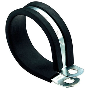 Pipe Clamp 45mm Rubber & Steel - Pack of 10