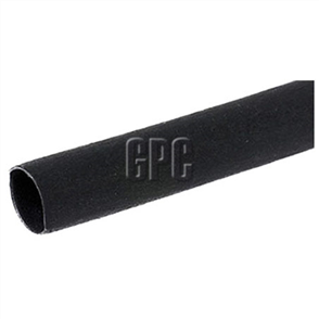 12mm Dual Wall Heat Shrink Polyolefin with Adhesive Tubing Black 1.2M