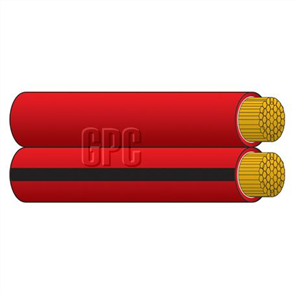 3mm Twin Core Figure 8 Automotive Cable Red With Black Trace 30M (NZ R