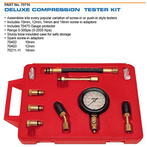 DELUXE COMPRESSION TESTER KT