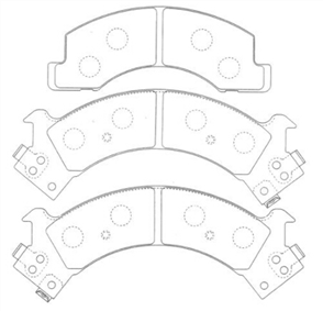 Front Brake Pads Camaro 1994-