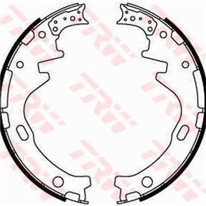 Brake Shoe 254mm x 45mm