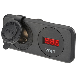 Accessory Socket & Voltmeter Flange Mount