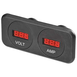AMP/VOLT Meter Twin Socket