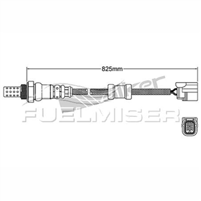OXYGEN SENSOR DIRECT FIT 4 WIRE 825MM CABLE