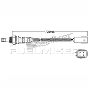 OXYGEN SENSOR DIRECT FIT 4 WIRE 725MM CABLE