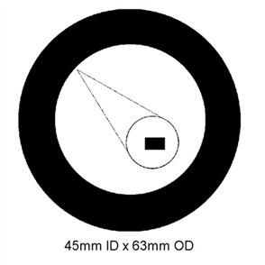 EXHAUST FLANGE GASKET TOYOYA 4K JE106