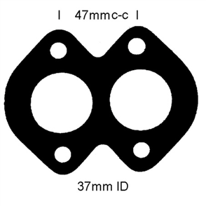 EXHAUST FLANGE GASKET CHRYSLER T656 JE244