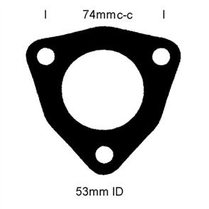 EXHAUST FLANGE GASKET T1558 JE310