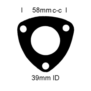 EXHAUST FLANGE GASKET TRIUMPH T2193 JE320