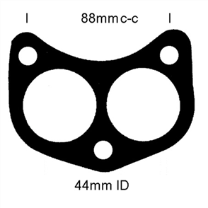 EXHAUST FLANGE GASKET FORD T1263 JE719