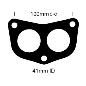 EXHAUST FLANGE GASKET ISUZU 4ZE1 JE901