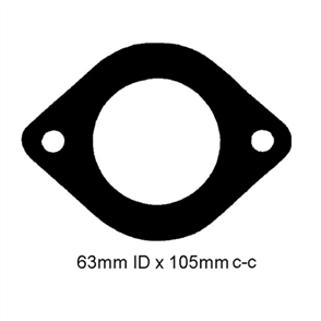 EXHAUST FLANGE GASKET HOLDEN V6 V8+ RB30E JE931