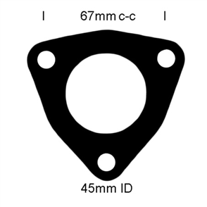 EXHAUST FLANGE GASKET JF047