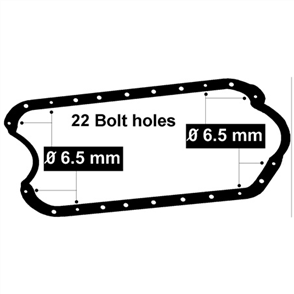 SUMP GASKET TOYOTA 4K JJ094