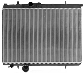 RADIATOR PEUGEOT 206 M/T A/P 03-07 LARGE OUTLET JR4151J