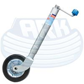 JOCKEY WHEEL N/CLAMP 8 INCH RUBBER WHEEL 350KG