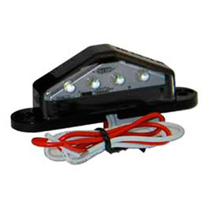 LED LICENCE PLATE LAMP 4 LED 10 TO 30V L154